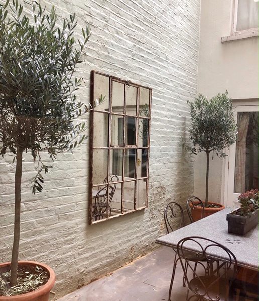 Industrial Garage Window Mirror