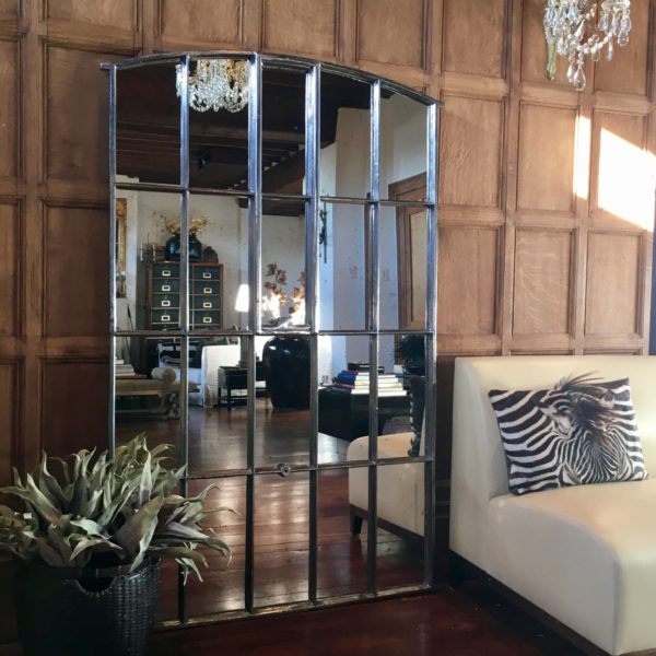 Industrial Hand Polished Architectural Interior Mirror