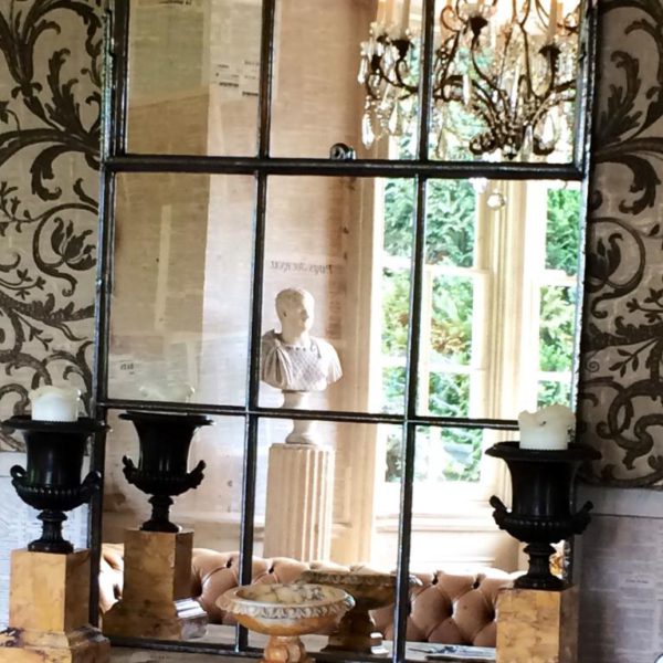 Kentish Polished Reclaimed Factory Window Mirror