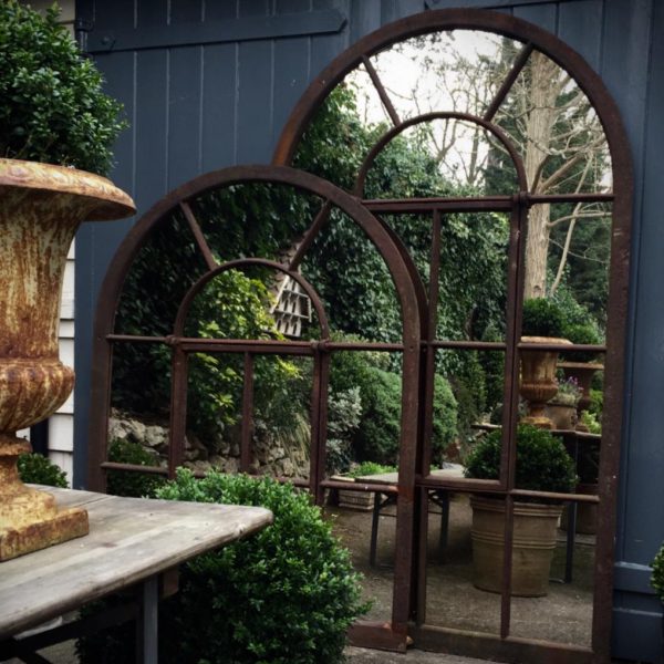 Large Full Arch Garden Mirrors