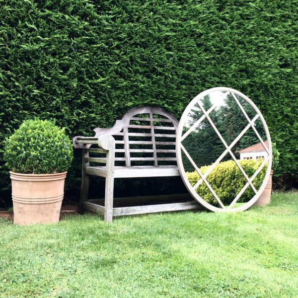 Large Bespoke Round Garden Mirror