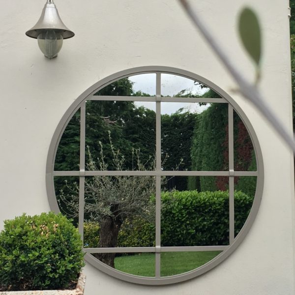 Large Bespoke Round Garden Mirror