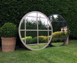 Large Bespoke Round Garden Mirror