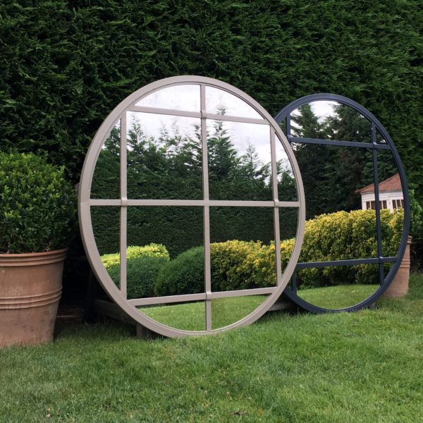 Large Bespoke Round Garden Mirror