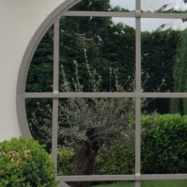 Large Bespoke Round Garden Mirror