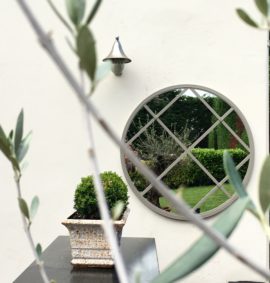 Large Bespoke Round Garden Mirror