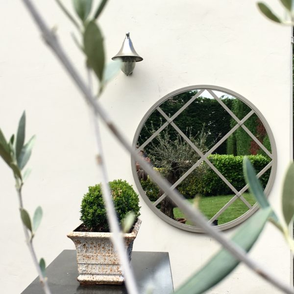 Large Bespoke Round Garden Mirror