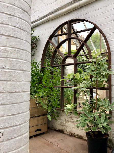 Large English Arched Window Mirror - Image 3