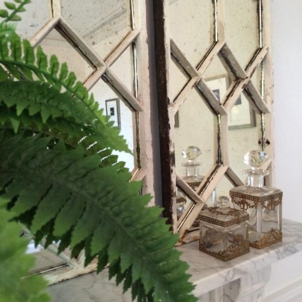 Original Decorative Architectural  Window Frame Mirrors