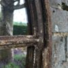 Outside Garden Vintage Rustic Circular Window Mirror - Image 3