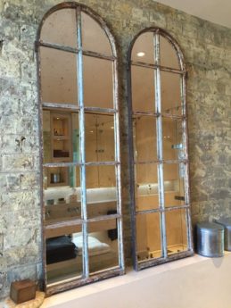 Arched Architectural Reclaimed Window Mirrors