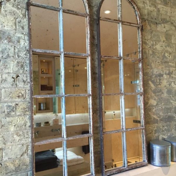 Arched Architectural Reclaimed Window Mirrors