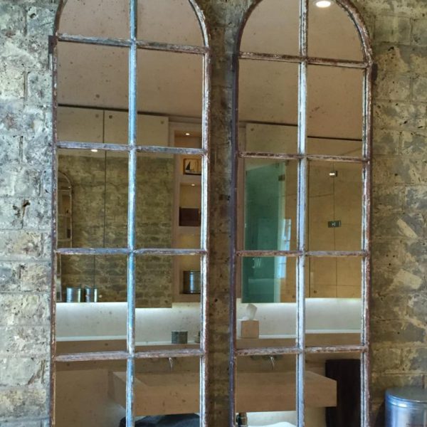 Arched Architectural Reclaimed Window Mirrors