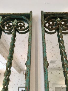 Precious Turquoise Garden Green Rustic Patina Mirrors