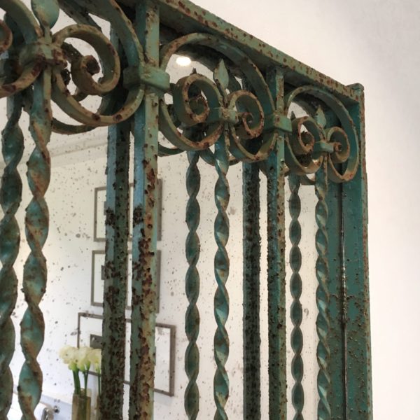 Precious Turquoise Garden Green Rustic Patina Mirrors