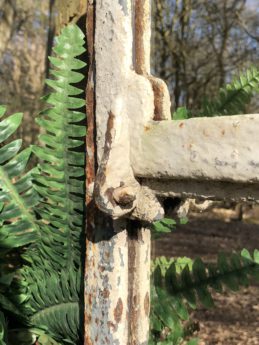 Reclaimed Garden Arch Architectural White Rustic Mirror