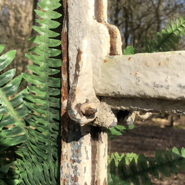 Reclaimed Garden Arch Architectural White Rustic Mirror