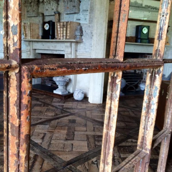 Reclaimed Large Industrial Factory Rustic Mirror - Image 3