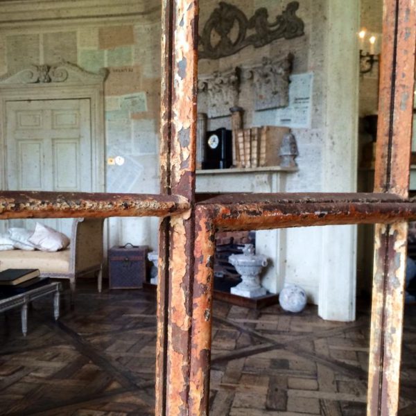 Reclaimed Large Industrial Factory Rustic Mirror - Image 4
