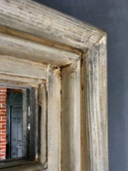Reclaimed Wooden Aged Interior Window Mirror