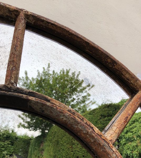 Panelled Circular Mirrors for the Home and Garden