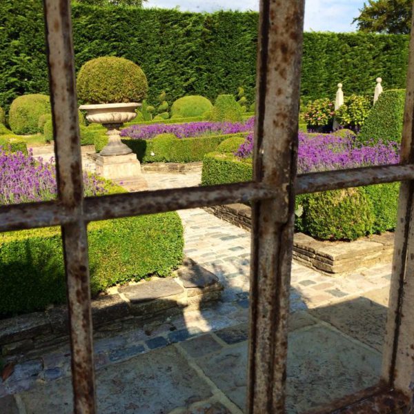 Slow Arch Garden Rustic Factory Window Mirror