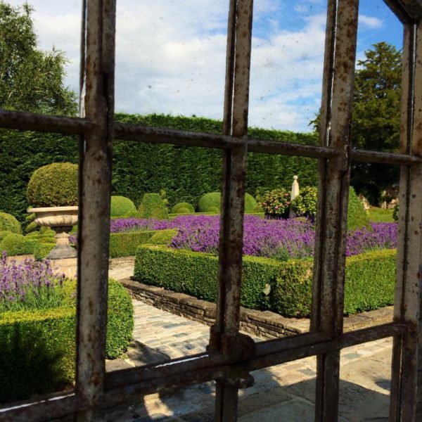 Slow Arch Garden Rustic Factory Window Mirror