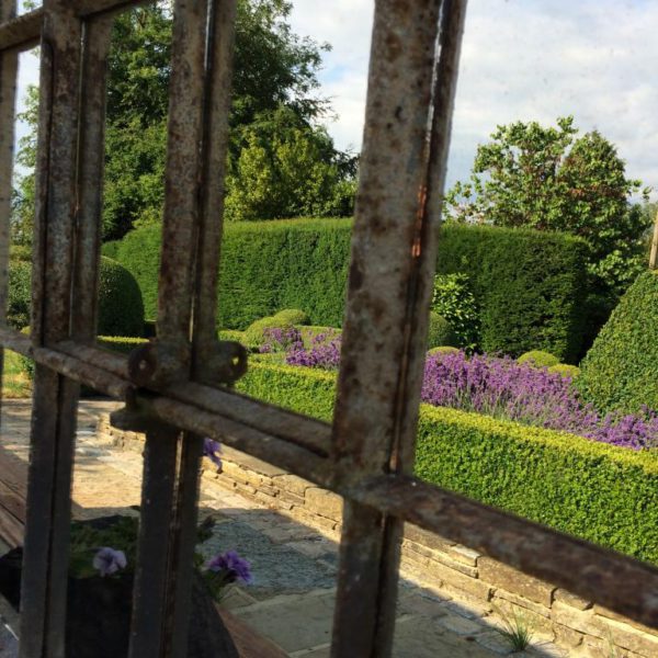 Slow Arch Garden Rustic Factory Window Mirror