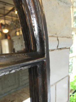 Antique Small Arch Reclaimed Mirror