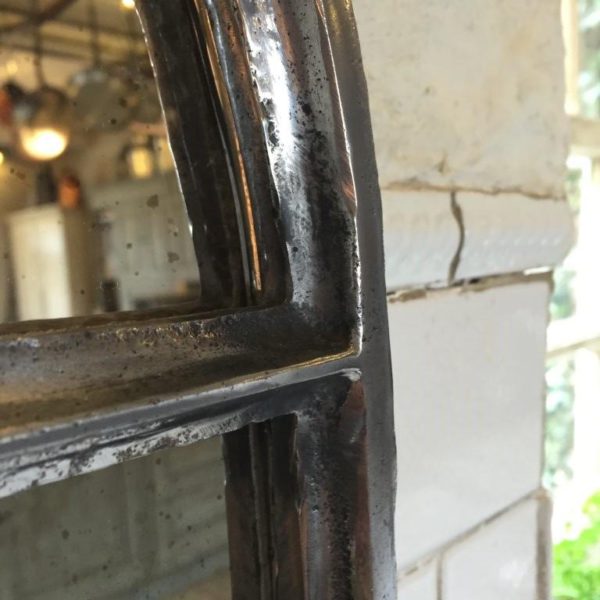 Antique Small Arch Reclaimed Mirror