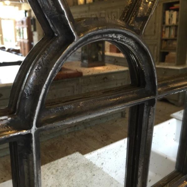 Antique Small Arch Reclaimed Mirror