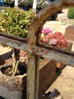 Small Cotswold Arch Garden Window Frame Mirror