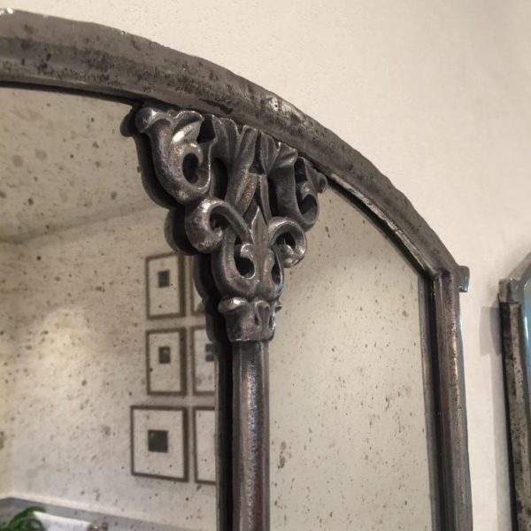 Swedish Antique Small Slow Arch Decorative Mirror