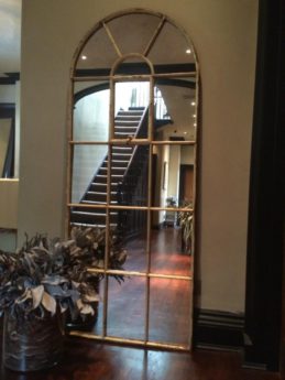 Tall Arch Decorative Window Mirror