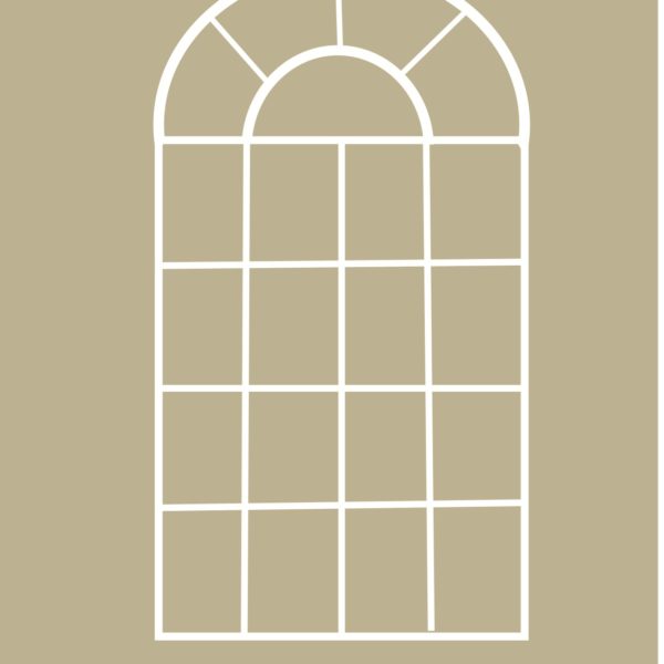 Hand Polished Arch Architectural Window Mirror*