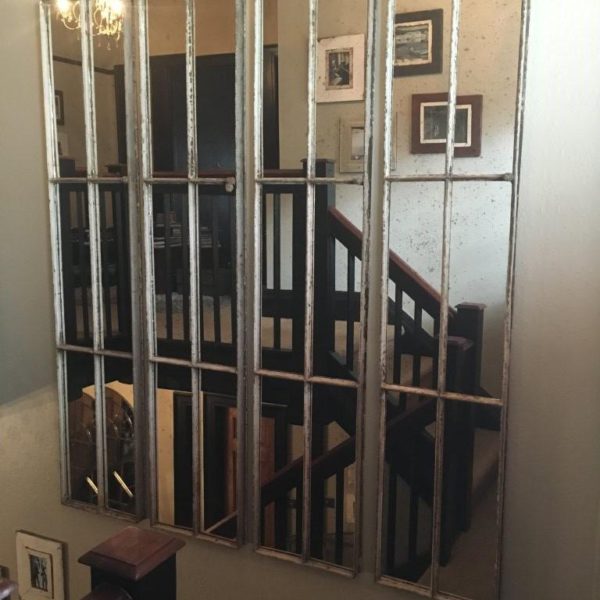 Tall Narrow Reclaimed Architectural Mirror Panels