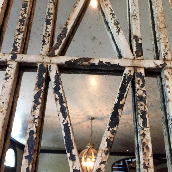 Unique Antique reclaimed Pair of Window Mirrors