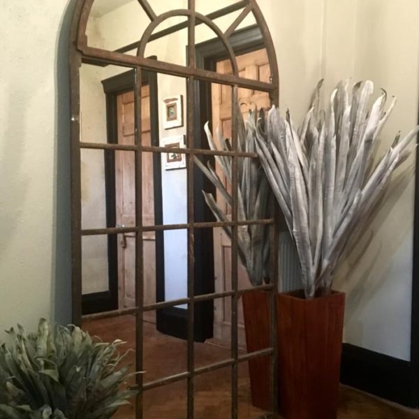 Very Tall Full Arch Vintage Window Mirror