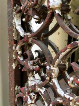 Victorian Decorative Ironwork Mirror Panels