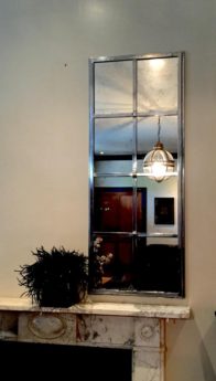 Classic Iron 1930's Window Mirror