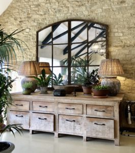 Rustic Styling at Soho Farmhouse with one of our larger mirrors