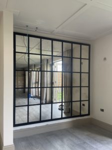 Large Panelled Interior Mirror for our clients garden room area
