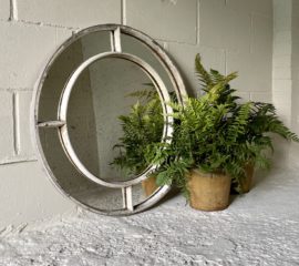 English Antique Circular Mirror