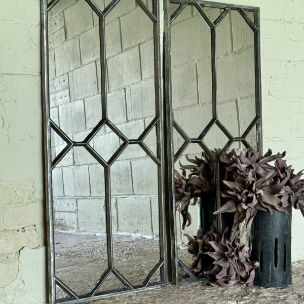 Hand Polished Interior Antique Mirror