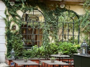 Arched Mirror in Florence Hotel Project