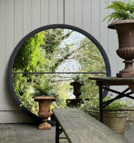 Extra Large Circular Garden Mirror