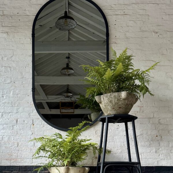 smoked glass mirror