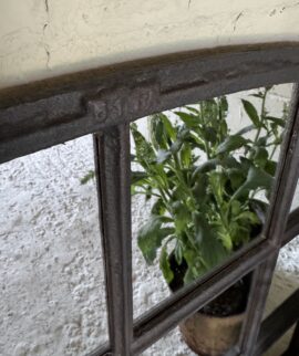 Rustic Landscape Swedish Window Mirror