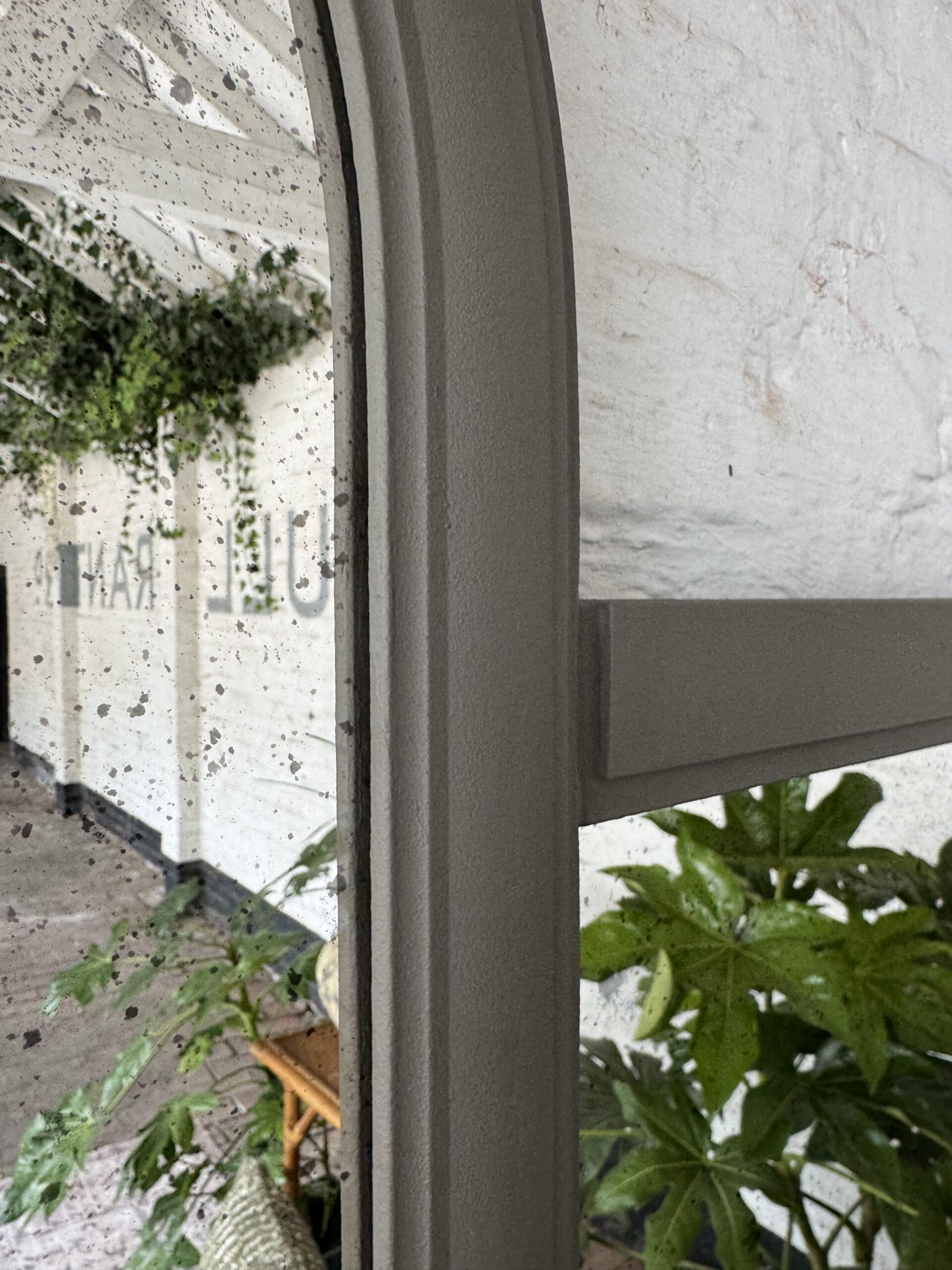 Traditional Grand Window Style Hand Crafted Bespoke Mirror RAL70-13-garden-mirror