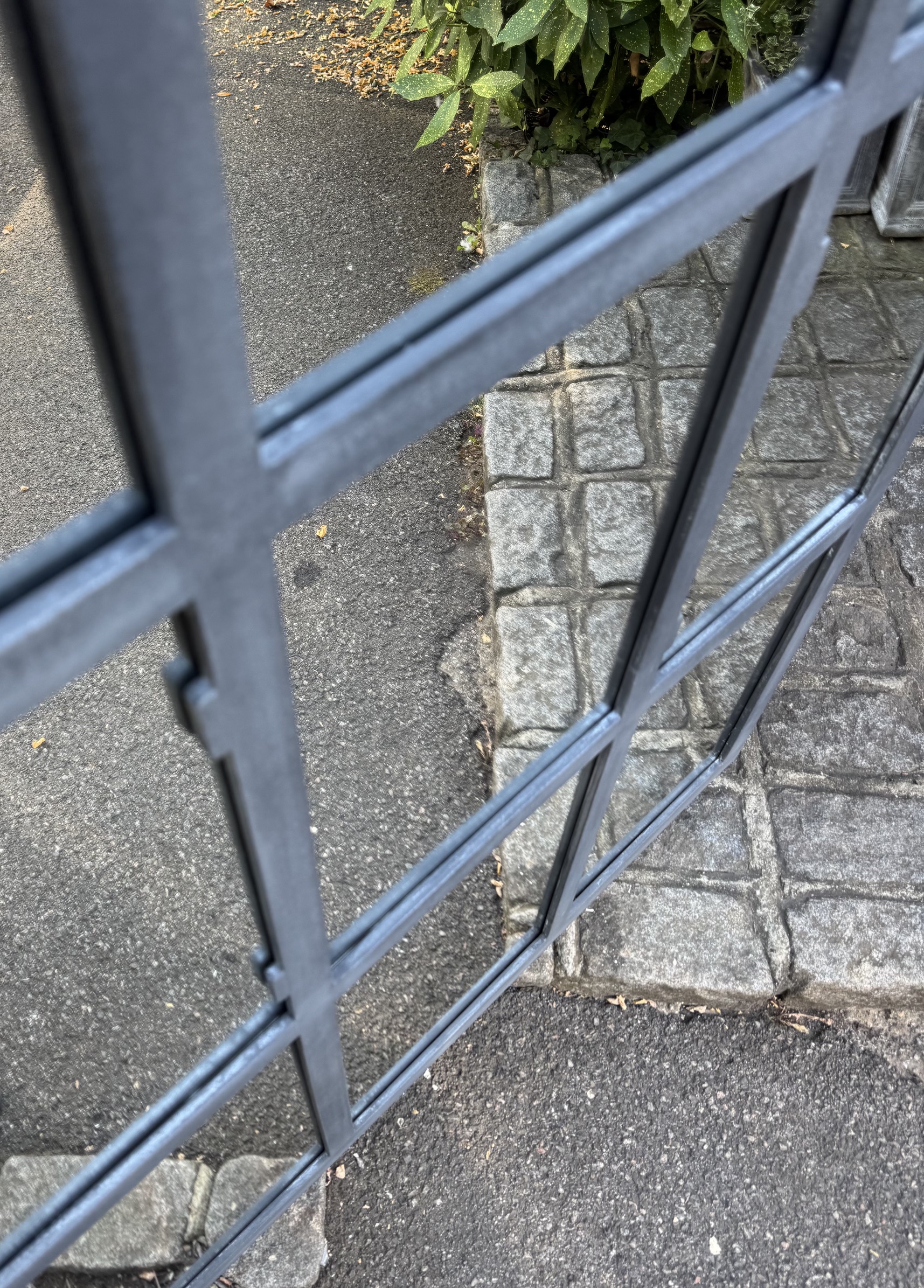 Zinc Soft Tones Bespoke Hand Crafted Garden and Home Mirror zinctones-gardenmirror